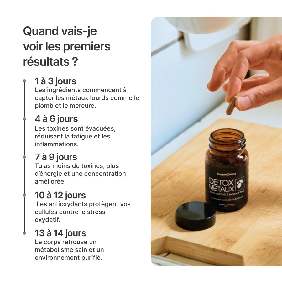 Detox Métaux Lourds - 14 jours